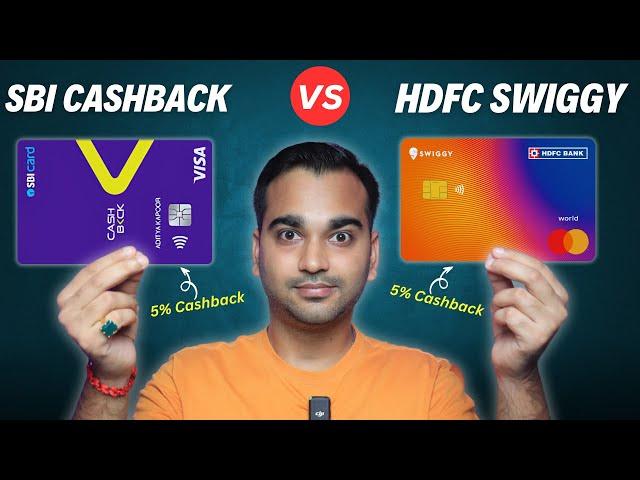 SBI Cashback vs HDFC Swiggy Credit Card: Detailed Comparison