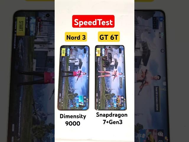 Realme GT 6T vs Nord 3 SpeedTest OMG 