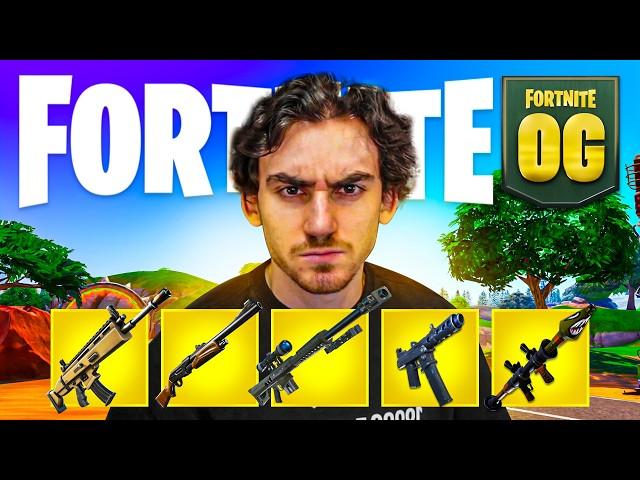 Intenté Conseguir TODAS las ARMAS de FORTNITE OG