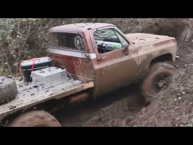 Flat Bed Squarebody Chevy Hill Climb