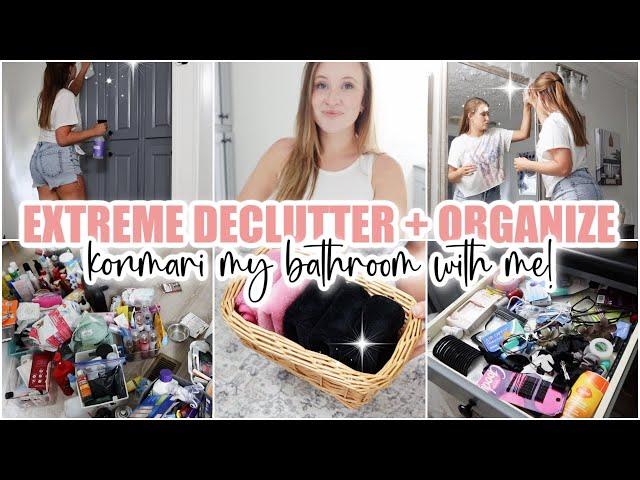 EXTREME DECLUTTER + DEEP CLEAN + ORGANIZE WITH ME // konmari home decluttering and organization