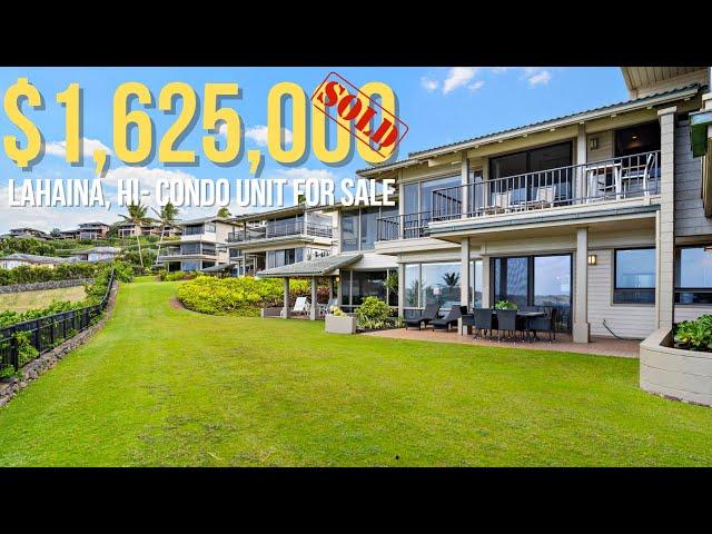 Maui Magnificent Real Estate Condo For Sale In Lahaina, HI, 500 Bay Dr. Real Estate VideoTour (SOLD)