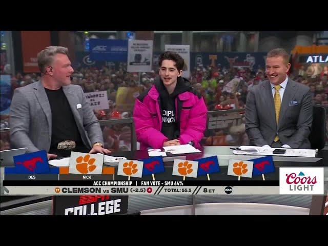 TIMOTHÉE CHALAMET ELITE BALL KNOWLEDGE  | College GameDay