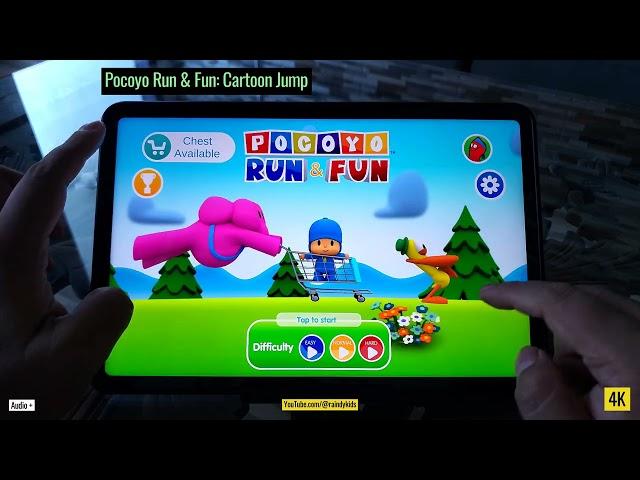 Pocoyo Run & Fun: Cartoon Jump | Android Game for Kids | Gameplay