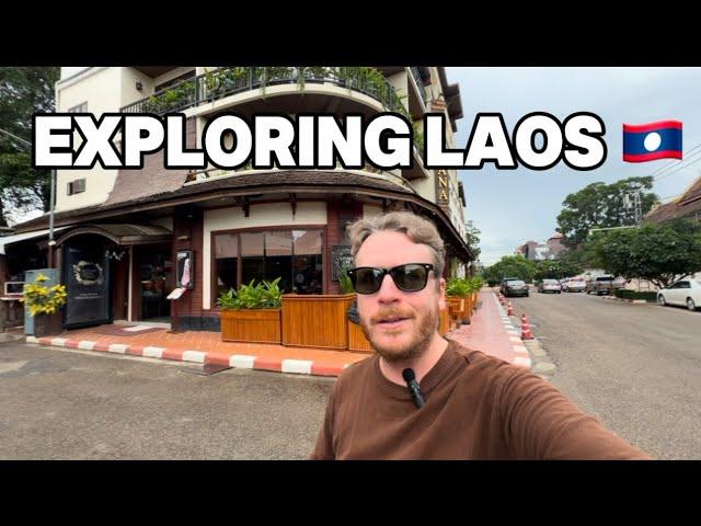 First Day in Laos! - Exploring the Capital City Vientiane!