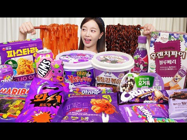 [Mukbang ASMR] Korean Conveniece Store food  Color Food Ramen Desserts spicy noodles Ssoyoung