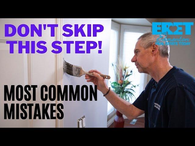 Painting mistakes to avoid - House paint like a pro