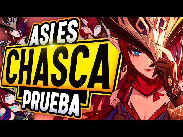 CHASCA ESTA A OTRO NIVEL  PRIMERAS IMPRESIONES y POSIBLES BUILDS - Genshin Impact