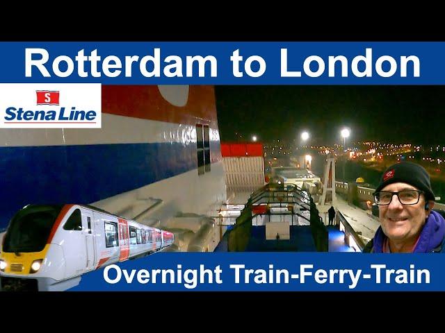 Is the Stena ferry better than Eurostar? - we go from Rotterdam to London to see...