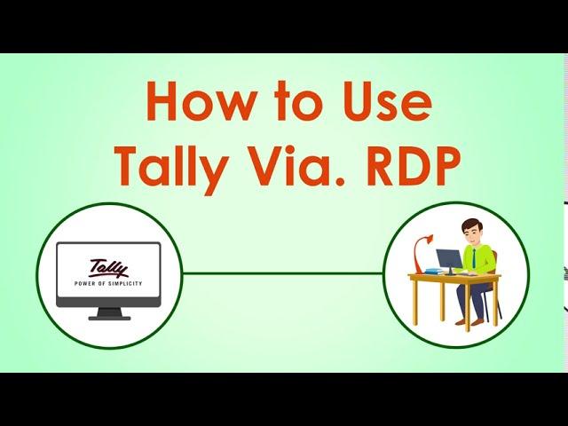 How to Run Tally Accounting Software Using RDP – Tally Tutorial