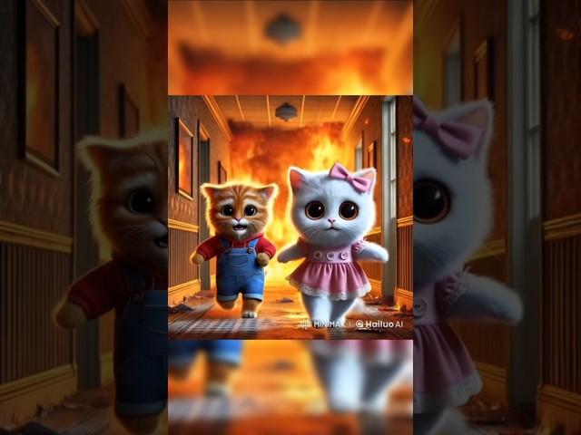 When anger overshadows love, regret follows#catslover#aiart#ai#catsofyoutube#mpminds#animation#sad