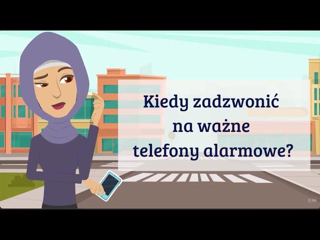 BEZPIECZEŃSTWO W MIEŚCIE. TELEFONY ALARMOWE.