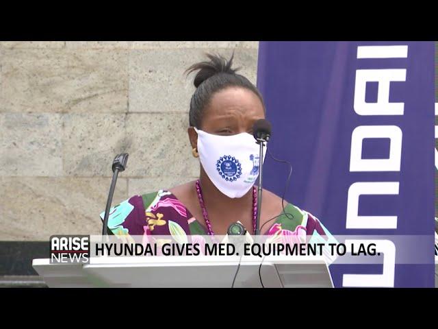 HYUNDAI DONATES MEDICAL EQUIPMENT TO LAGOS GOVT