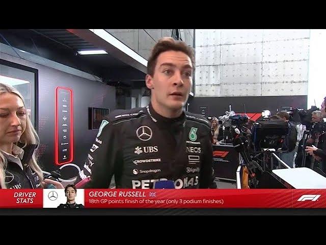 George Russell Reflects on Strong P4 Finish | Brazil GP 2024 Post-Race Interview