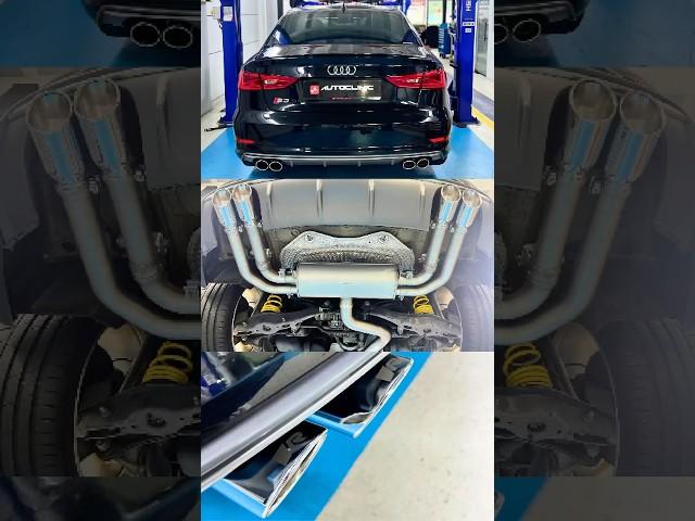 Turn up the volume!  Audi S3 with a touch of Remus exhaust!