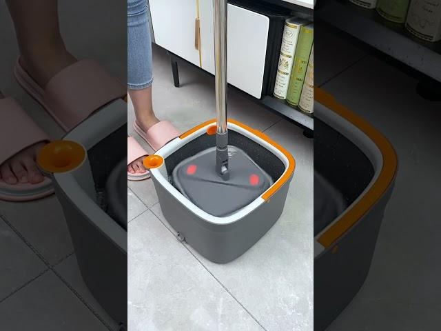 Spin Mop with Separate Clean and Dirty Water Buckets#shorts #mop #spinmop #homecleaning #household