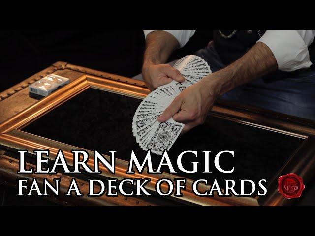 Fan a deck of cards tutorial | David Gatti Master Magician