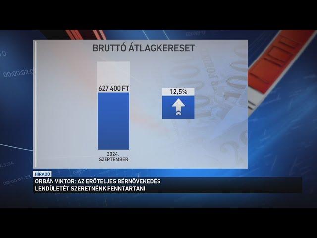 Orbán Viktor: az erőteljes bérnövekedés lendületét szeretnénk fenntartani