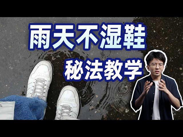 【毕导】常在雨天走，如何不湿鞋？ #冷知识 #科普 #科学