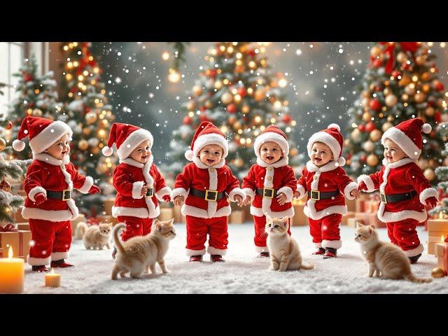 Jingle bell song 2025 Christmas for kids Songs | Kids And Cats Christmas Celebration