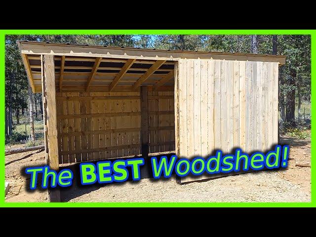 The Woodshed That Works For You. Pole Barn, Keeping it simple :)