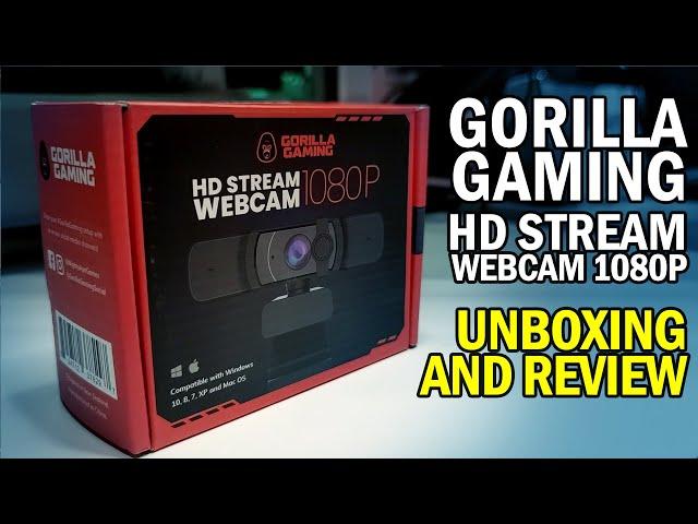 Gorilla Gaming HD Stream Webcam 1080P | Unboxing and Review