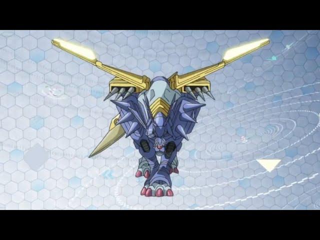 WereGarurumon Mega Digivolve To... MetalGarurumon! (Tri.)