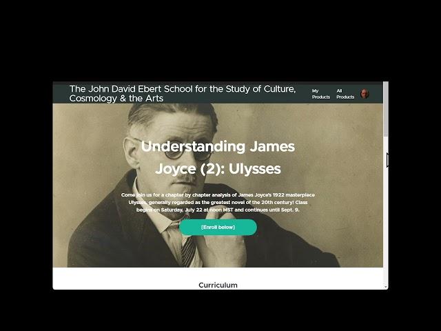 James Joyce's Ulysses Promo by John David Ebert