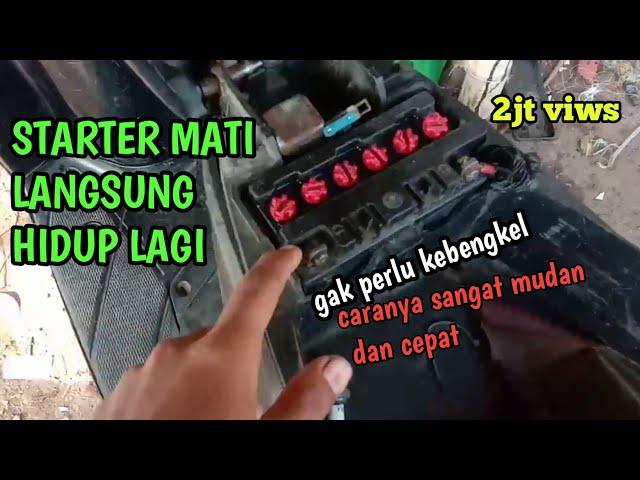 CARA PERBAIKI STARTER MOTOR MIO || CARA PERBAIKI RELAI MOTOR MIO || @GUDANG ILMU OTOMOTIF