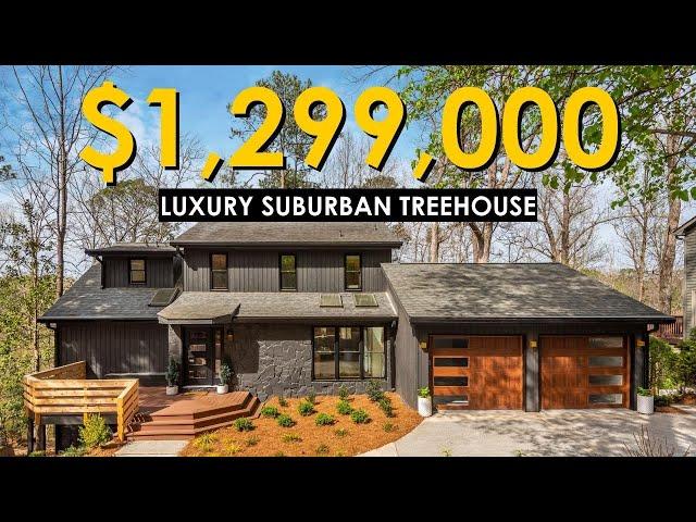 TOUR the Ultimate Luxury Suburban Treehouse in Sandy Springs | Luxury Real Estate Georgia