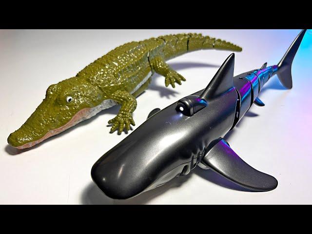 Remote Control Sea Animals - Shark and Crocodile