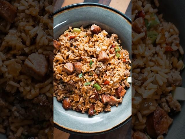 Making Dirty Rice! Easy, flavorful, one-pan dish with a Creole kick. #cooking #cookingwithab #food