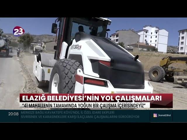 ELAZIĞ BELEDİYESİ, KENT GENELİNDE YOL ÇALIŞMALARINA DEVAM EDİYOR