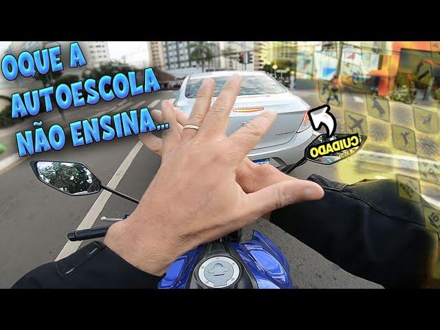 COMO FAZER PILOTAGEM DE MOTO DEFENSIVA! APRENDA EM 16 MINUTOS COM ESSAS DICAS DE TRÂNSITO