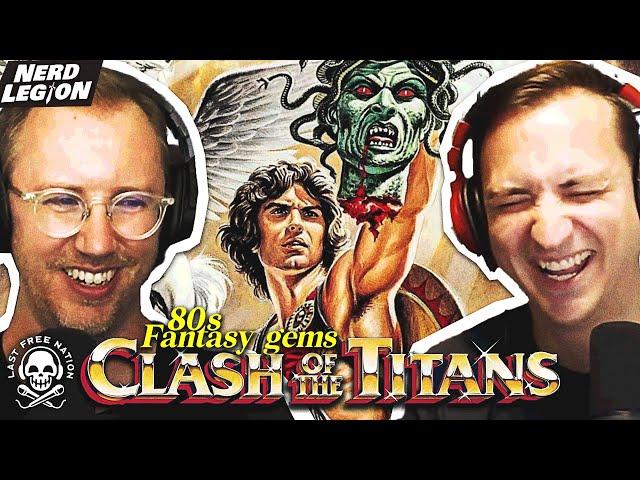 CLASH OF THE TITANS (1981): Greek mythology and mechanical owls in 80s fantasy - Nerd Legion Ep 45