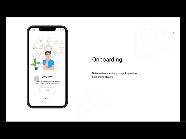 Simply Smart Smart Home application Splash Screen/Onboarding