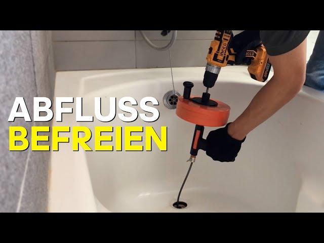 So reinigen Sie Ihren Abfluss in unter 5 Minuten