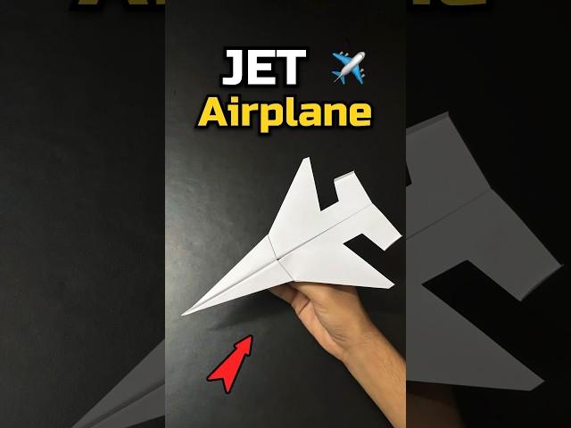 The easiest paper jet airplane to make | paper plane 