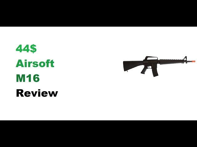 BBTac 44$ M16 airsoft gun review