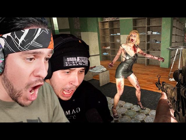 Zombie Horde ATTACKS Our SuperMarket! w/Juicy