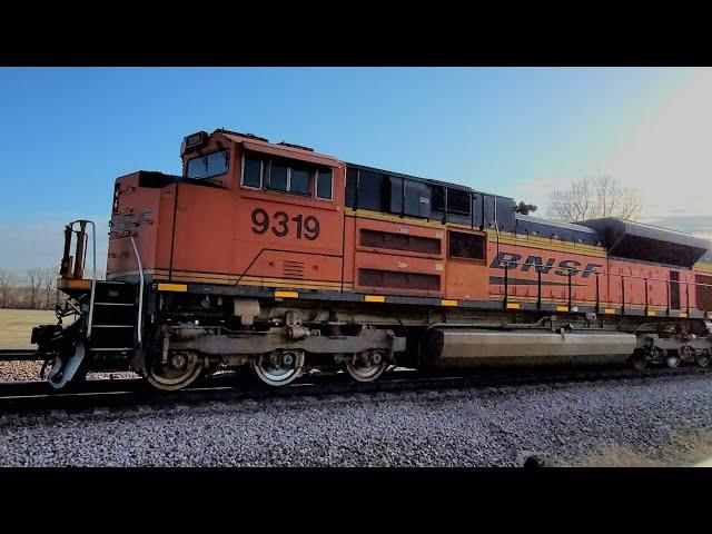 Chasing a Huge BNSF Coal Train with BNSF SD70ACe Leaders and a Rare BNSF SD70MACe DPU | 3-26-2022