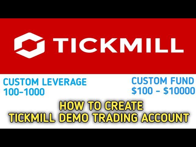 How to create tickmill forex demo account