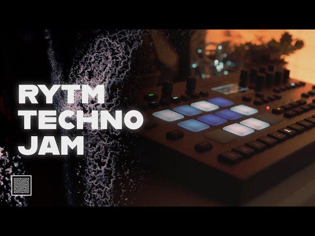 Analog Rytm mk2 Only Techno Jam 2 #jamuary