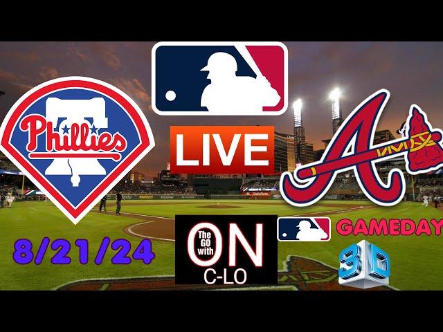 Atlanta Braves Vs Philadelphia Phillies. Live MLB Baseball. Play by Play,, 3D Presentation, & More!