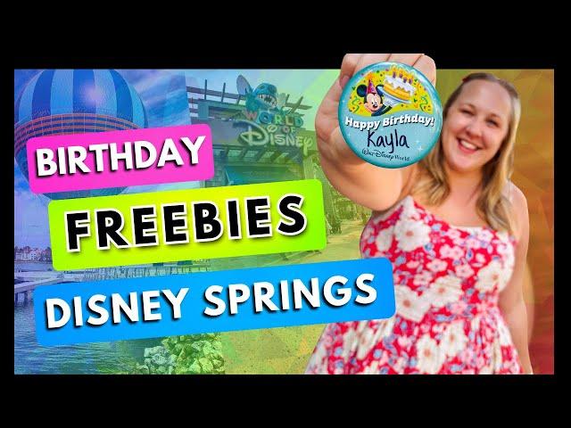 What I Got For FREE At Disney Springs For My BIRTHDAY