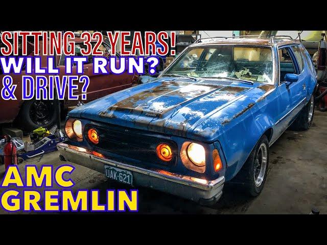 ABANDONED FOR 32 YEARS! Will this AMC Gremlin Run and Drive Again? Ft. @camracing & @brokengear2476