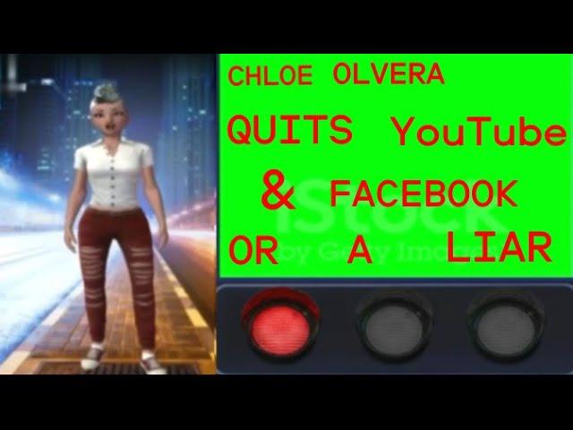 Kenneka Jenkins  *Lying Tuber CHLOE OLVERA*  SAID SHE WILL QUIT YOUTUBE AND FACEBOOK *(IF)*