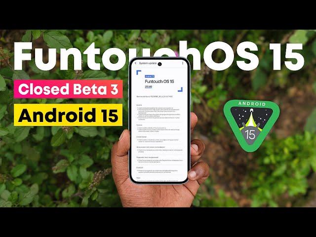 FuntouchOS 15 (Closed Beta 3) Android 15 - iQOO 12 First Look