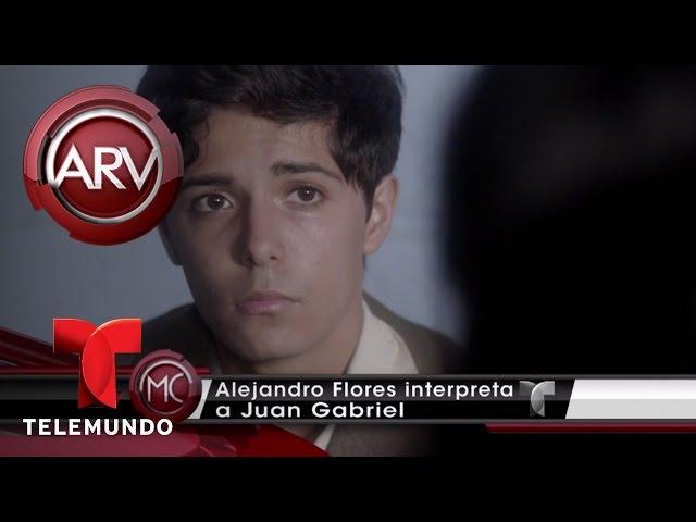 Alejandro Flores interpreta a Juan Gabriel adolescente | Al Rojo Vivo | Telemundo