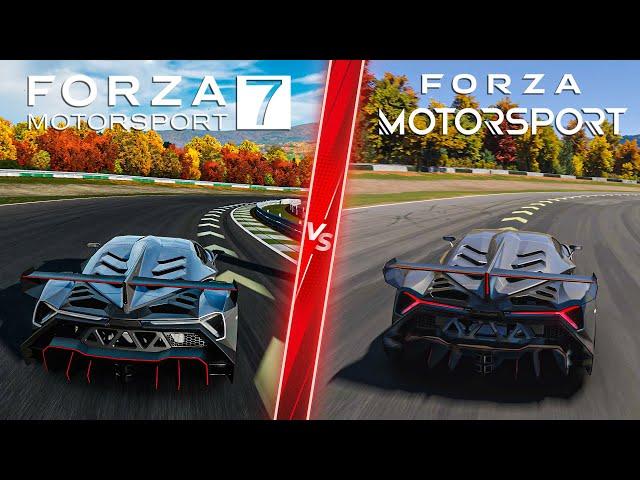 Forza Motorsport 8 vs Forza Motorsport 7 - Direct Comparison! Attention to Detail & Graphics! 4K